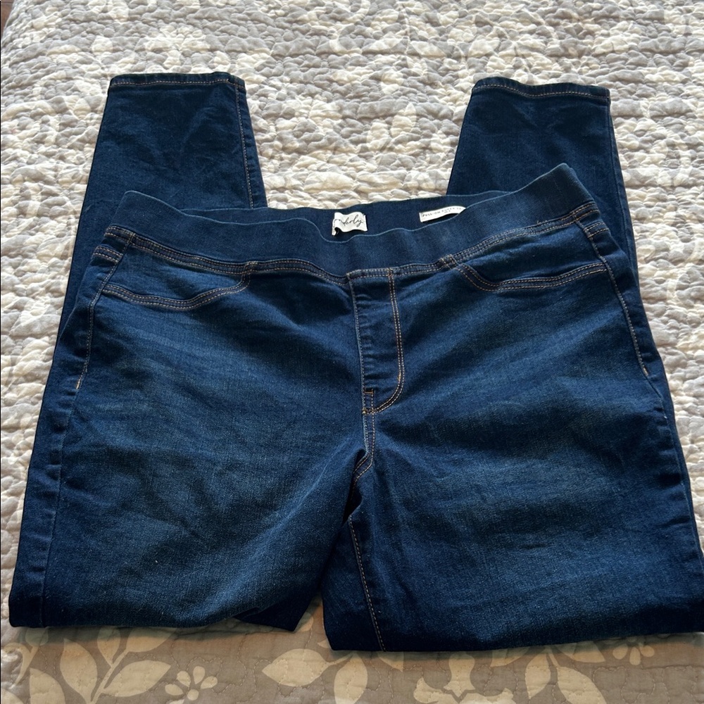 Wonderly Deep Indigo Jeggings